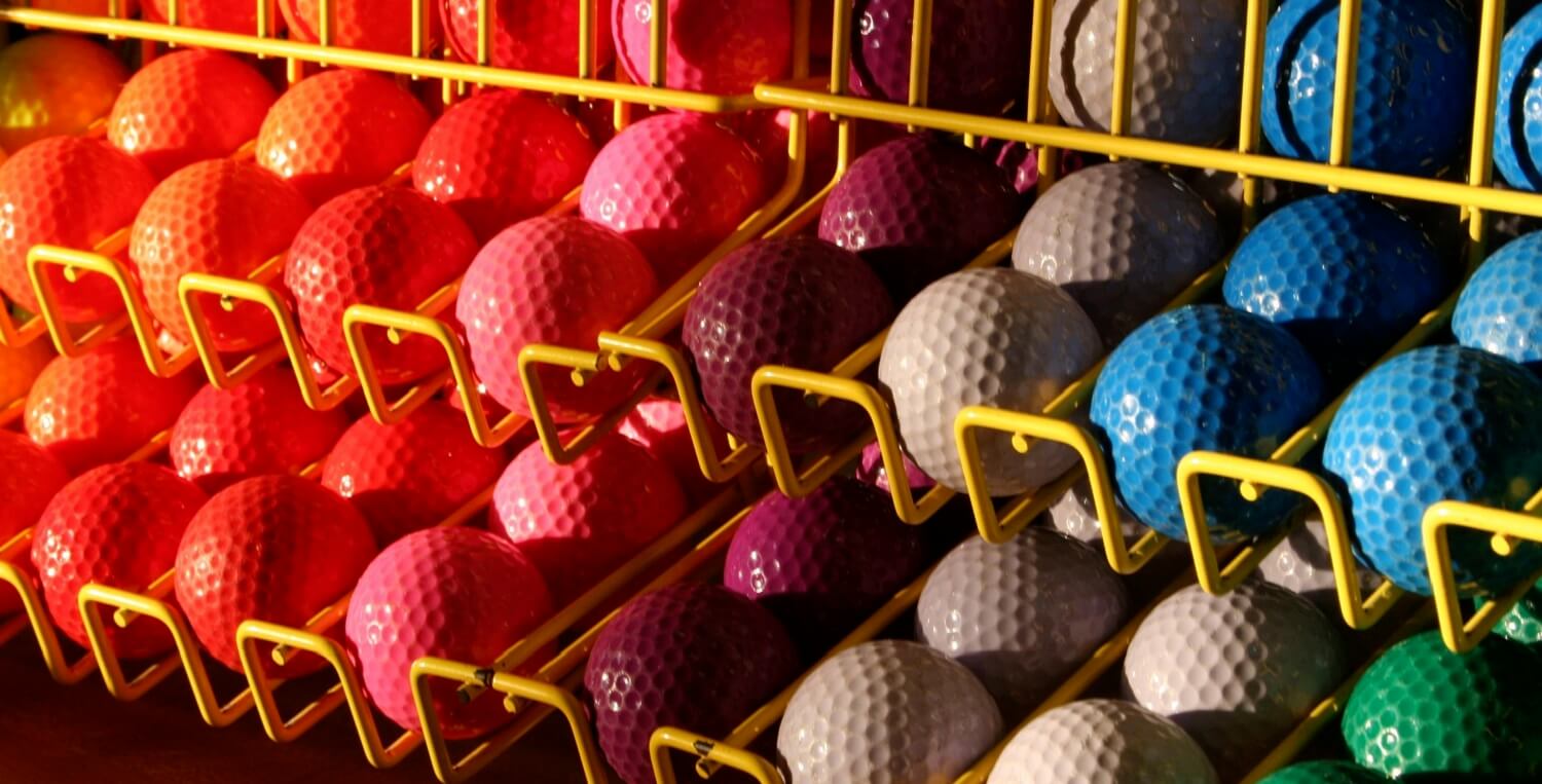 mini golf balls