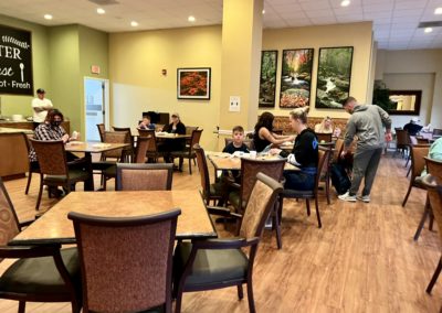 Breakfast area